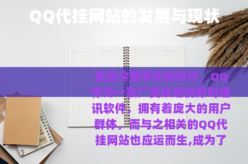 QQ代挂网站的发展与现状