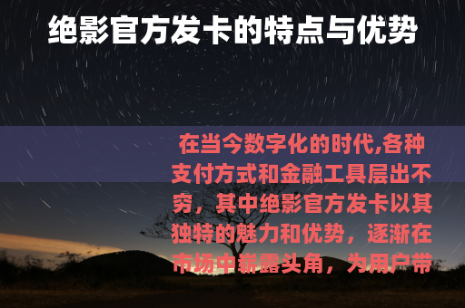 绝影官方发卡的特点与优势