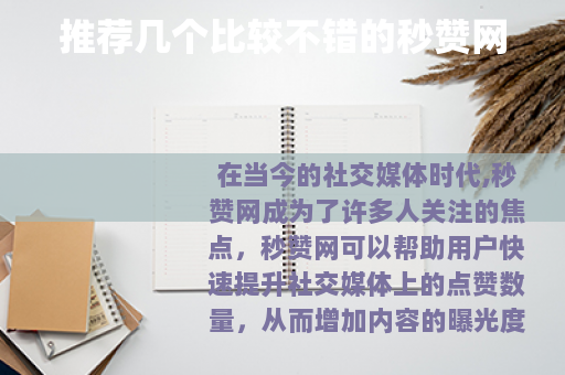 推荐几个比较不错的秒赞网