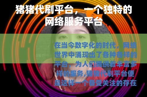 猪猪代刷平台，一个独特的网络服务平台