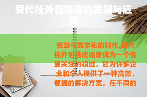 爱代挂外包搭建的发展与应用