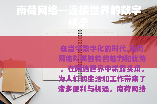 南荷网络—连接世界的数字桥梁
