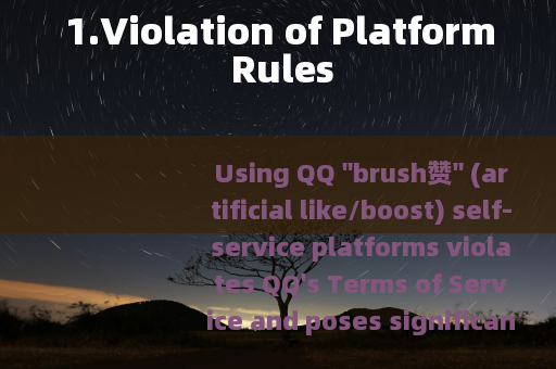 1.Violation of Platform Rules