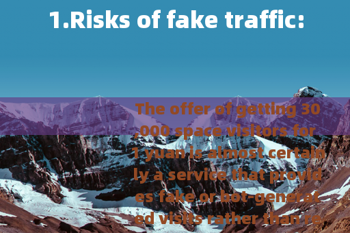 1.Risks of fake traffic: