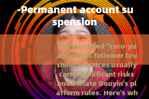 -Permanent account suspension