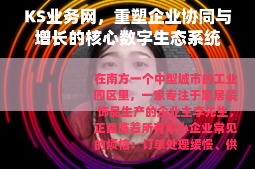KS业务网，重塑企业协同与增长的核心数字生态系统