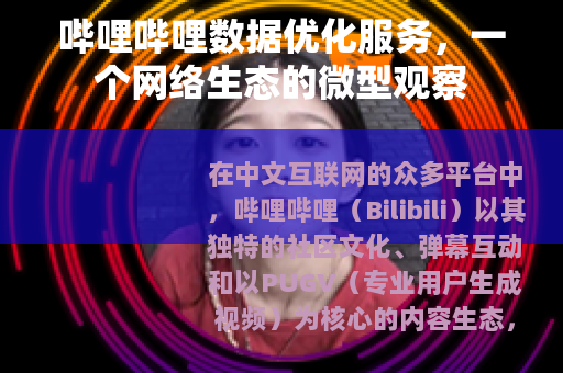 哔哩哔哩数据优化服务，一个网络生态的微型观察